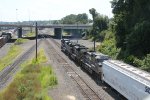 NS 7215 leads train 18N into Enola yard